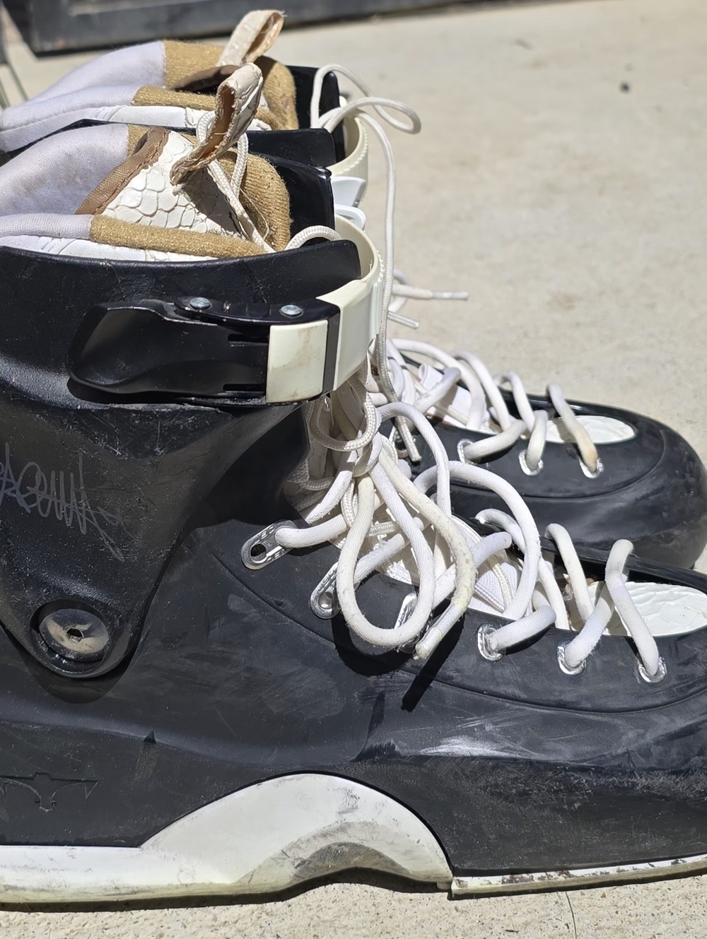 “USD Aggressive Inline Skates Boots Size 9 UFS Ride or Die Vicious Pro Model”